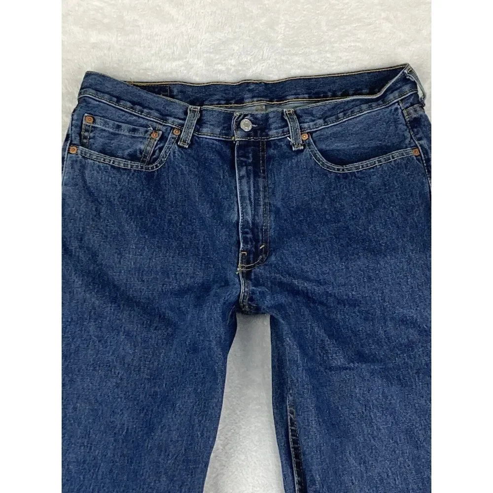 Levi's 550 Jeans‎ Mens Blue Mid Rise Size 36x32